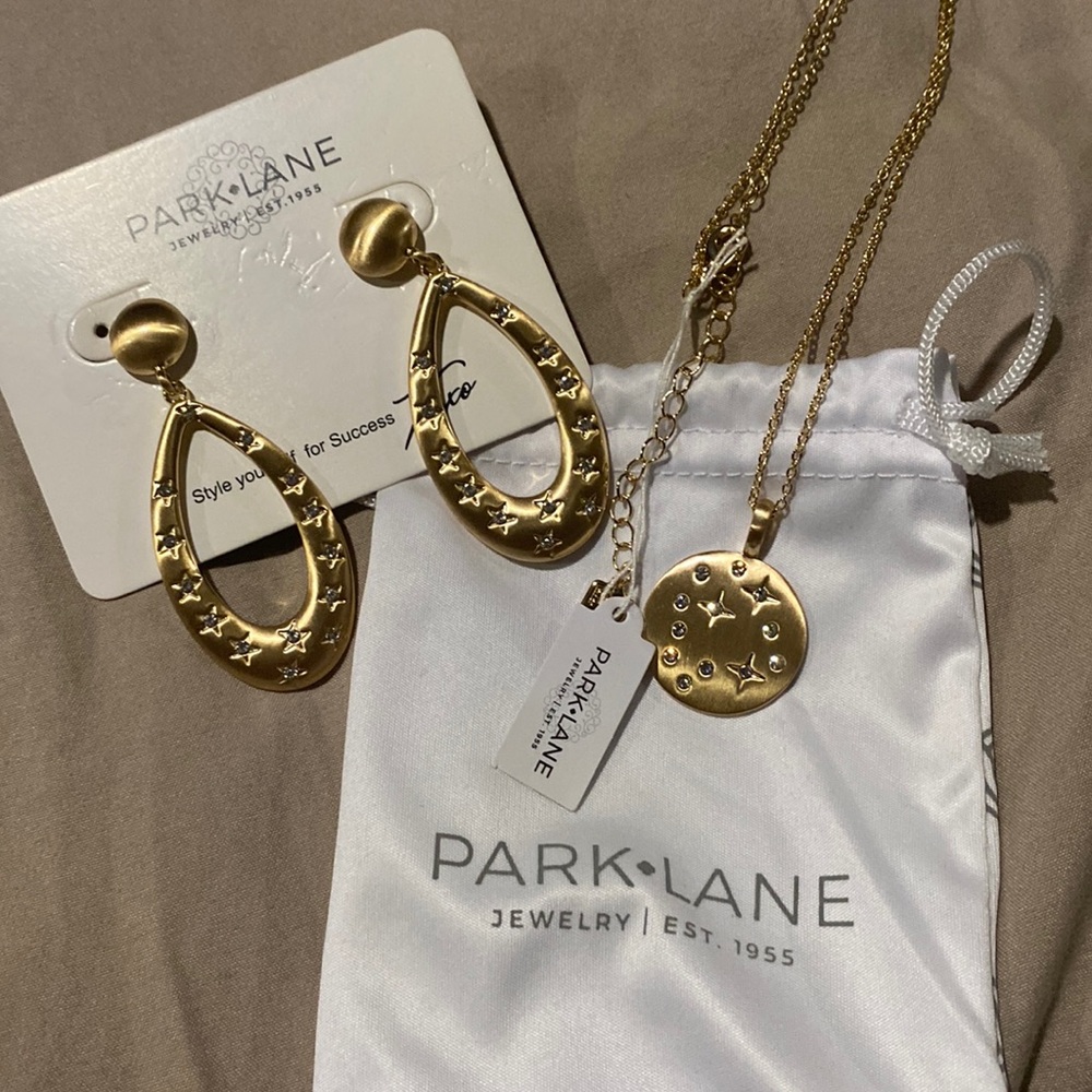 Park Lane necklace and earrings